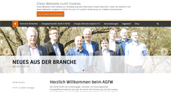 Desktop Screenshot of agfw.de